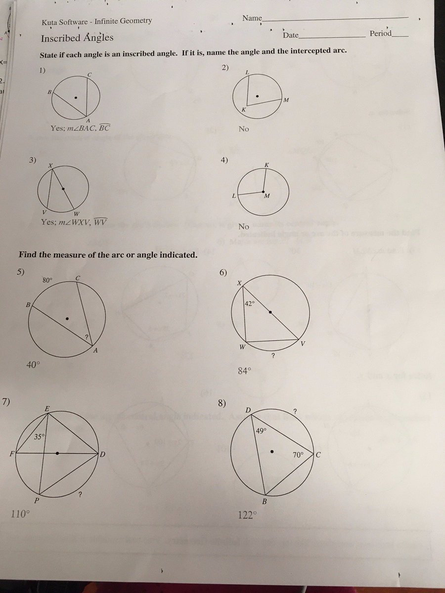 kuta-software-infinite-geometry-inscribed-angles-worksheet-answers-lasopaabout